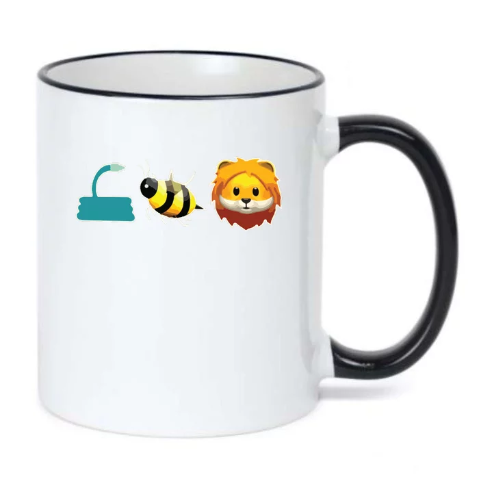 Hose Bee Lion Hoes Be Lyin Black Color Changing Mug