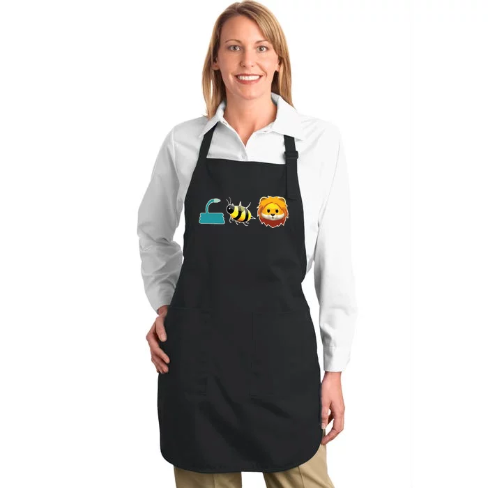 Hose Bee Lion Hoes Be Lyin Full-Length Apron With Pocket