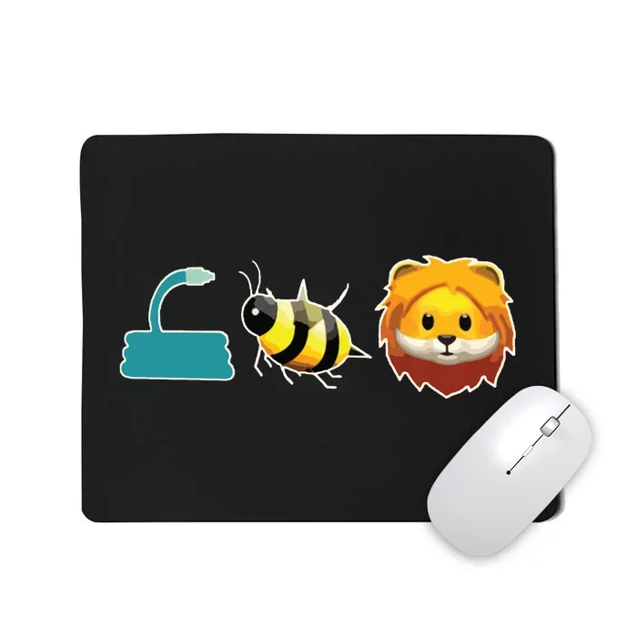 Hose Bee Lion Hoes Be Lyin Mousepad