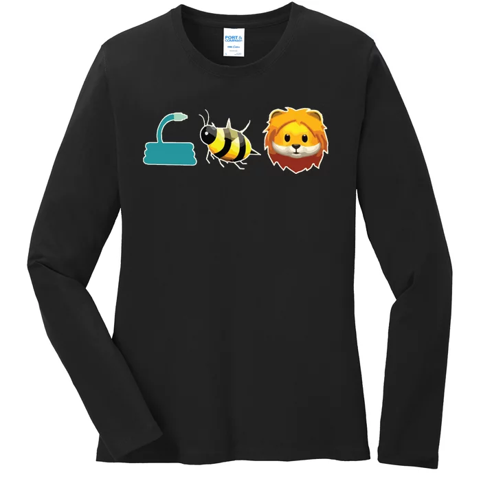 Hose Bee Lion Hoes Be Lyin Ladies Long Sleeve Shirt