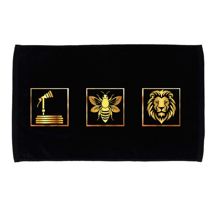 Hose Bee Lion Funny Hoes Be Lying Intended Microfiber Hand Towel