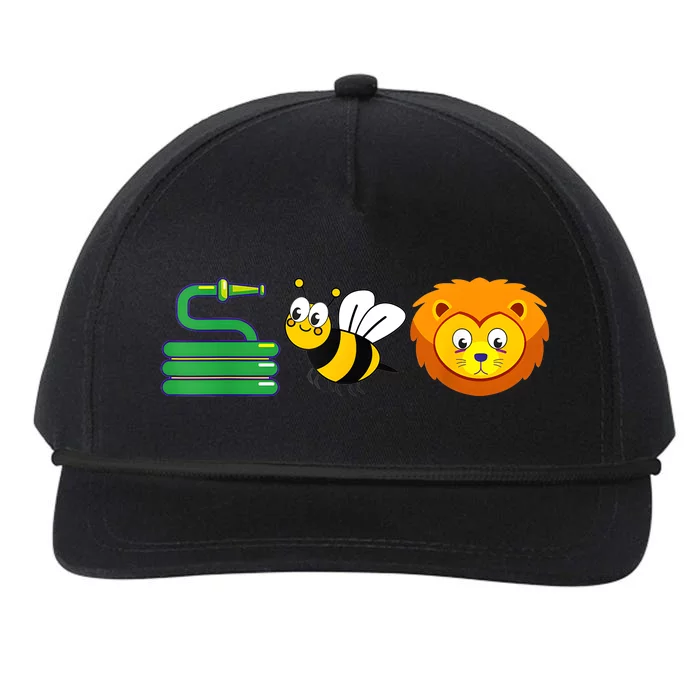 Hose Bee Lion Funny HoS Be Lying Snapback Five-Panel Rope Hat