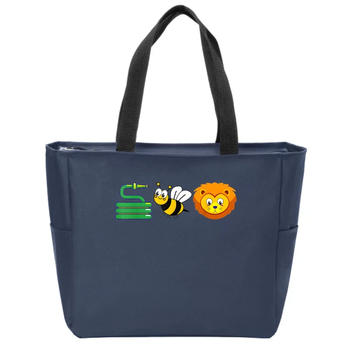 Hose Bee Lion Funny HoS Be Lying Zip Tote Bag