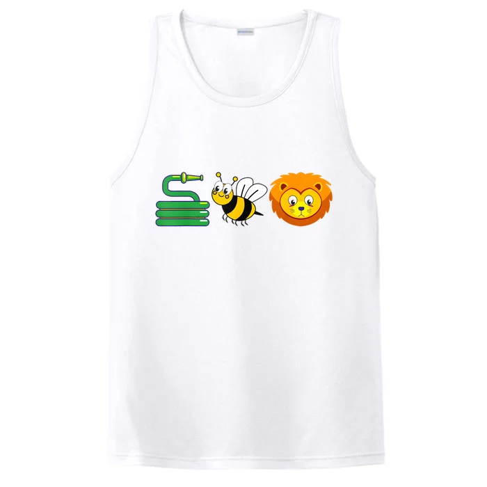 Hose Bee Lion Funny HoS Be Lying Performance Tank