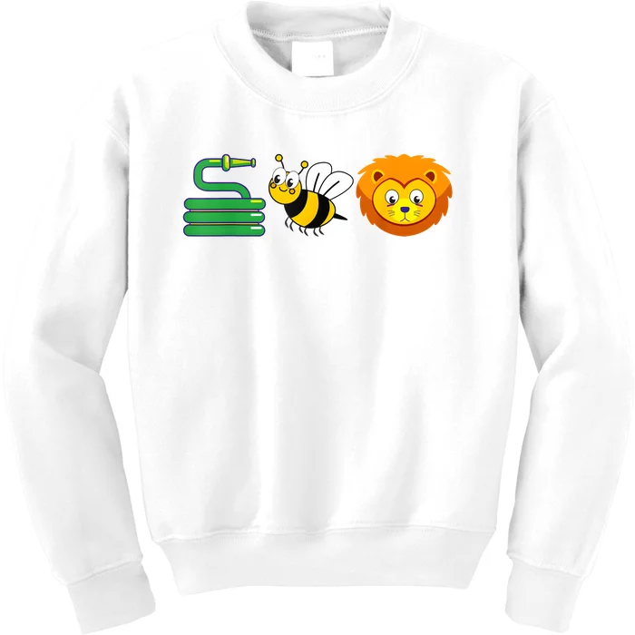 Hose Bee Lion Funny HoS Be Lying Kids Sweatshirt