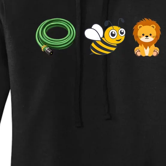 Hose Bee Lion Funny Meme Icons Women's Pullover Hoodie