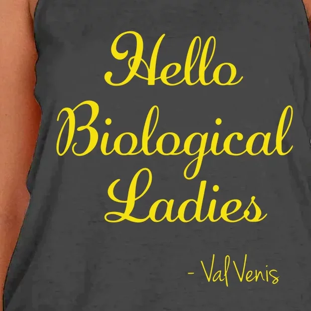 Hello Biological Ladies Val Venis Women's Knotted Racerback Tank