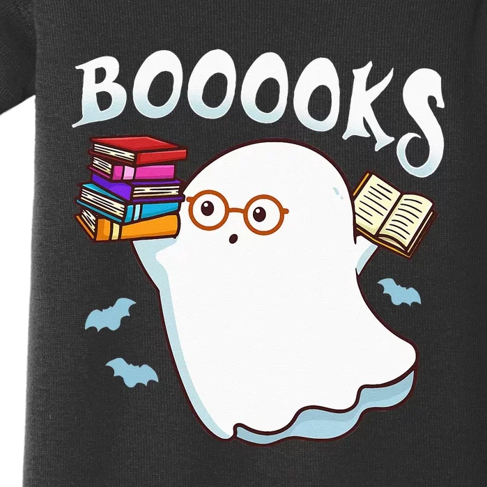 Halloween Books Librarian English Teacher Reader Reading Baby Bodysuit