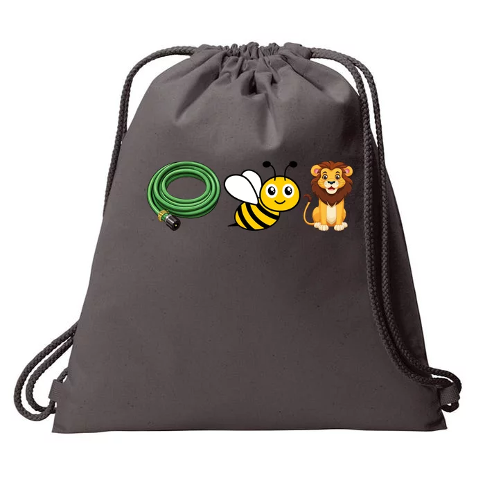 Hose Bee Lion Funny Meme Icons Hose Bee Lion Meme Drawstring Bag