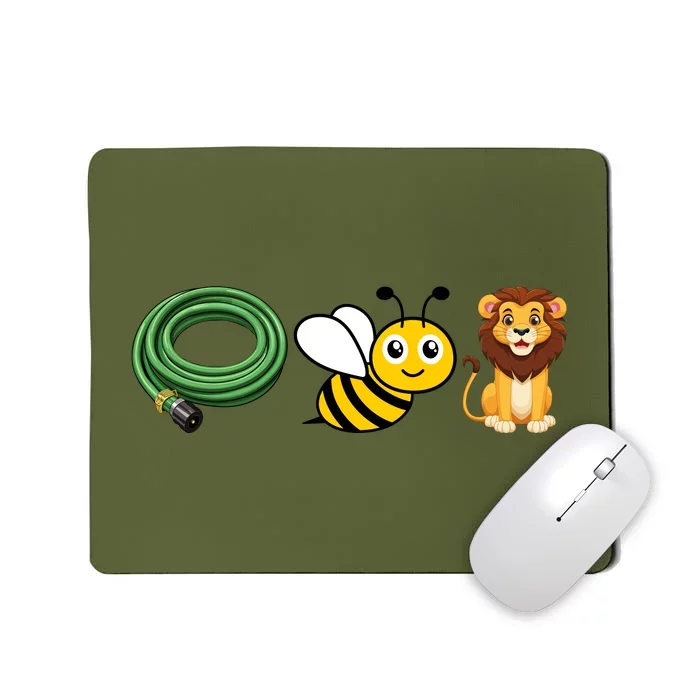 Hose Bee Lion Funny Meme Icons Hose Bee Lion Meme Mousepad