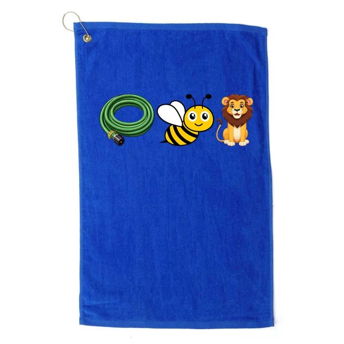 Hose Bee Lion Funny Meme Icons Hose Bee Lion Meme Platinum Collection Golf Towel