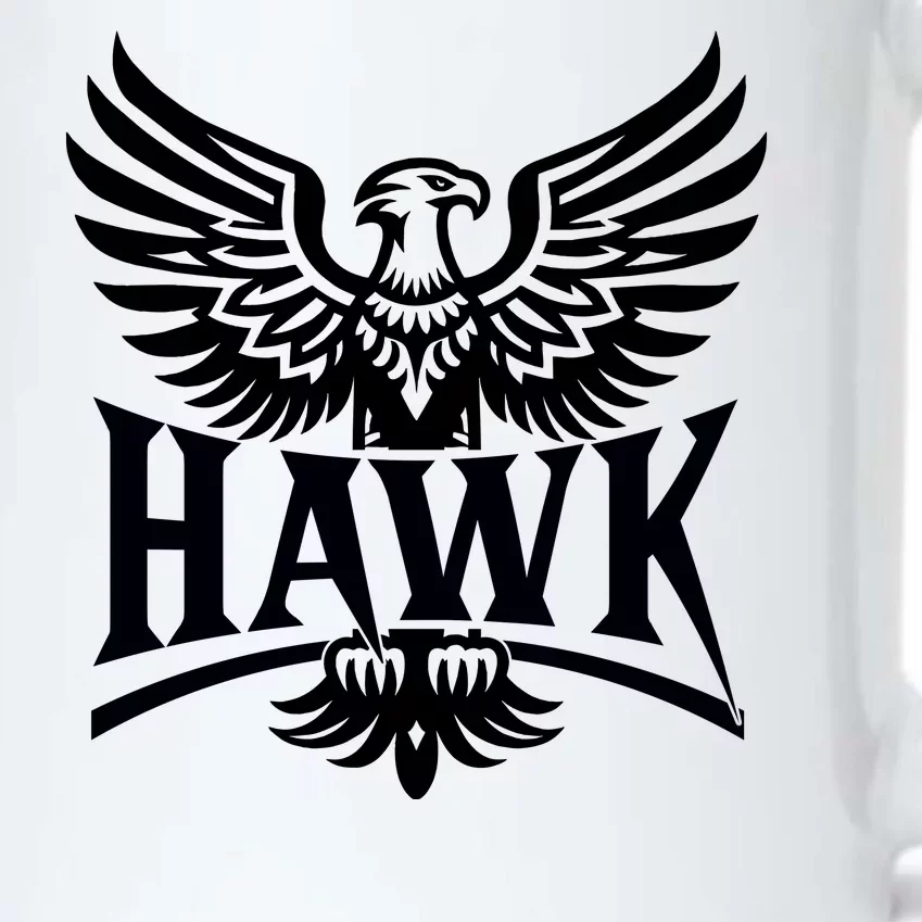 Hawk Bird Logo Black Color Changing Mug