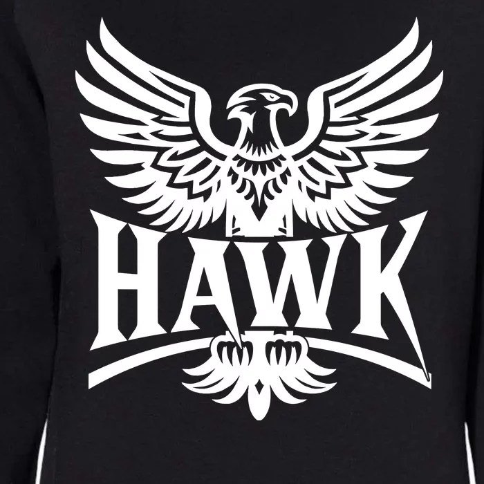 Hawk Bird Logo Womens California Wash Sweatshirt