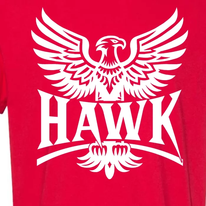 Hawk Bird Logo Garment-Dyed Heavyweight T-Shirt