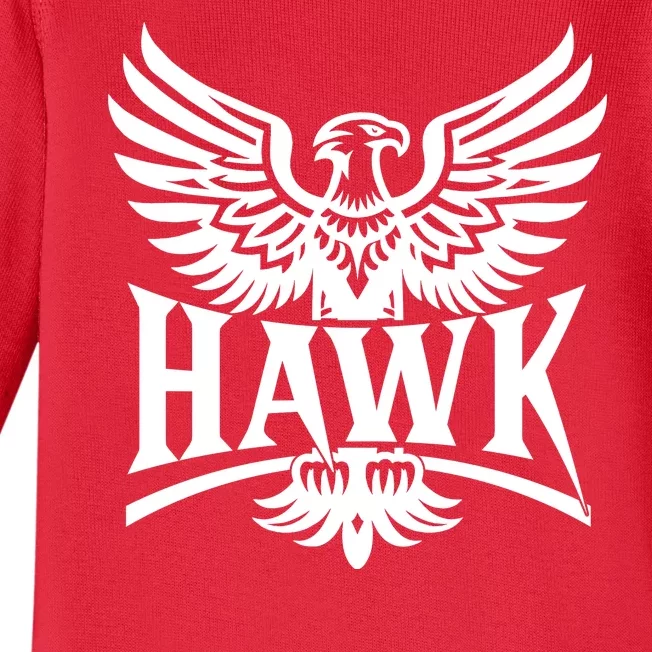 Hawk Bird Logo Baby Long Sleeve Bodysuit