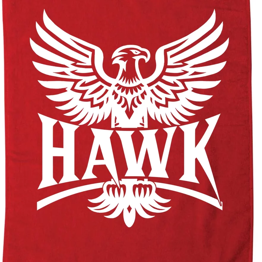 Hawk Bird Logo Platinum Collection Golf Towel