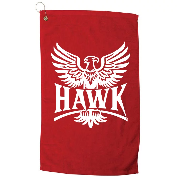 Hawk Bird Logo Platinum Collection Golf Towel