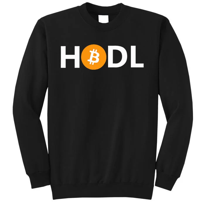 Hodl Bitcoin Logo Cryptocurrency Btc Gift Sweatshirt