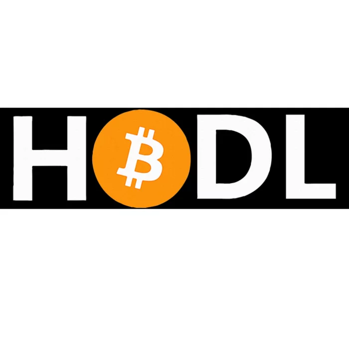 Hodl Bitcoin Logo Cryptocurrency Btc Gift Bumper Sticker