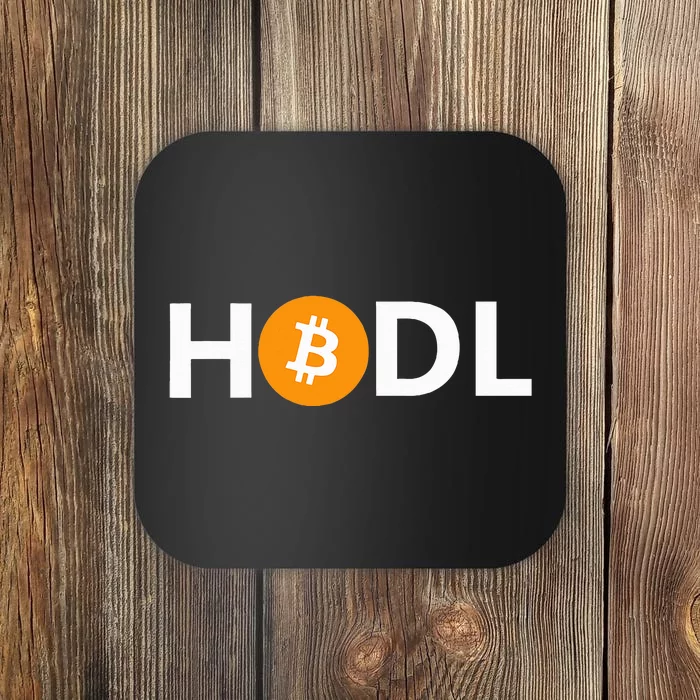 Hodl Bitcoin Logo Cryptocurrency Btc Gift Coaster