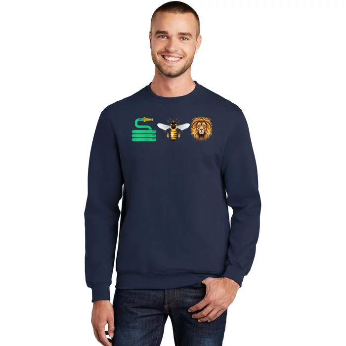 Hose Bee Lion Hose Be Lying Funny Tall Sweatshirt