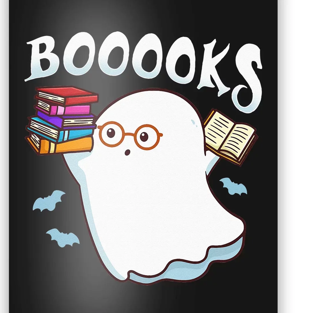 Halloween Books Librarian English Teacher Reader Reading Poster