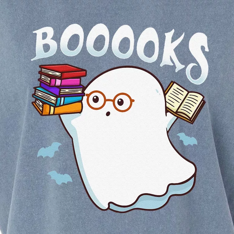 Halloween Books Librarian English Teacher Reader Reading Garment-Dyed Women's Muscle Tee