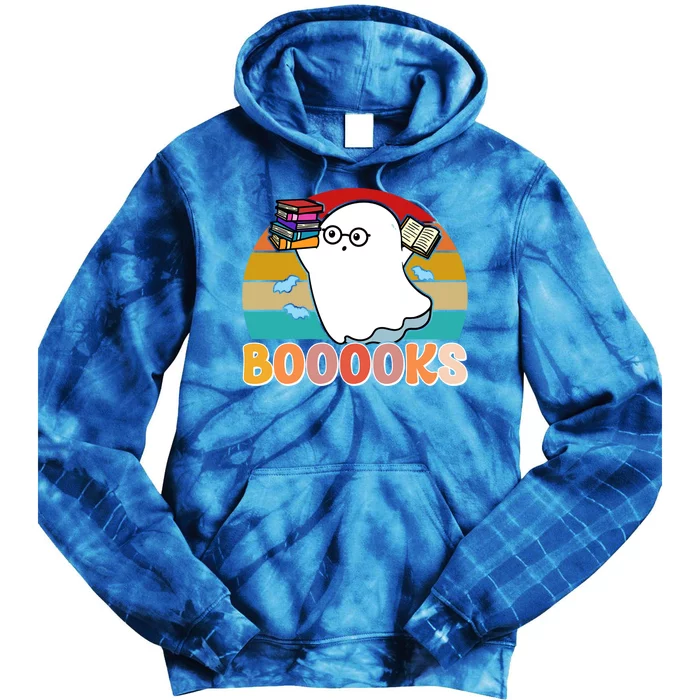 Halloween Books Librarian English Teacher Reader Reading Gift Tie Dye Hoodie