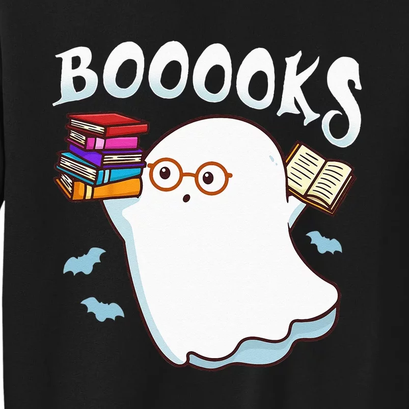 Halloween Books Librarian English Teacher Reader Reading Tall Sweatshirt