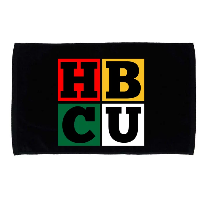 Hbcu Block Letters Grads Alumni Gift Microfiber Hand Towel