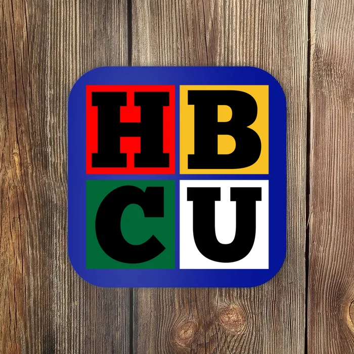 Hbcu Block Letters Grads Alumni Gift Coaster