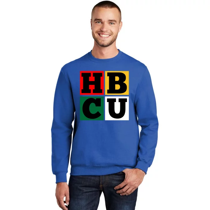 Hbcu Block Letters Grads Alumni Gift Tall Sweatshirt