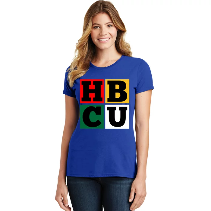 Hbcu Block Letters Grads Alumni Gift Women's T-Shirt