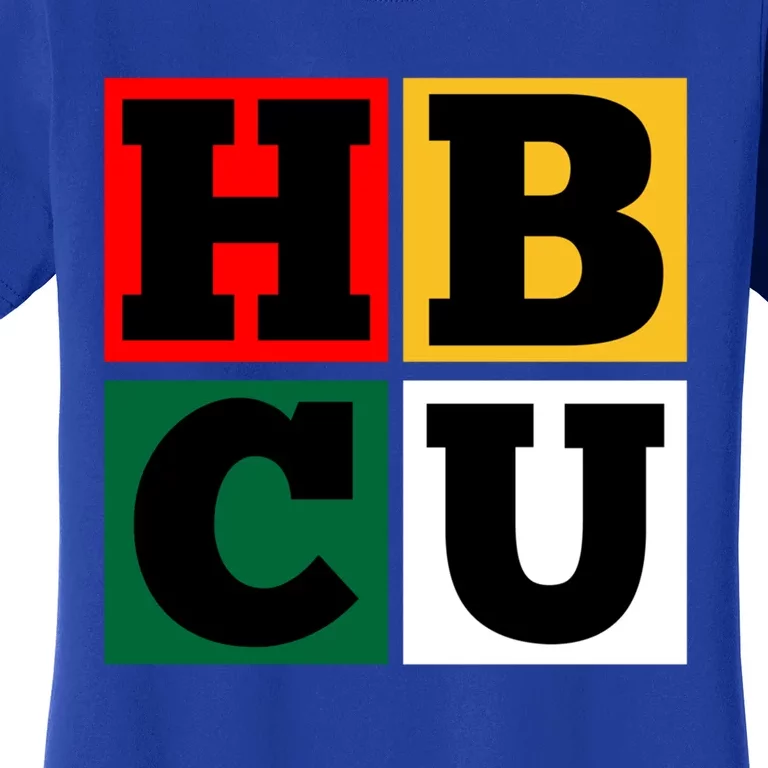 Hbcu Block Letters Grads Alumni Gift Women's T-Shirt