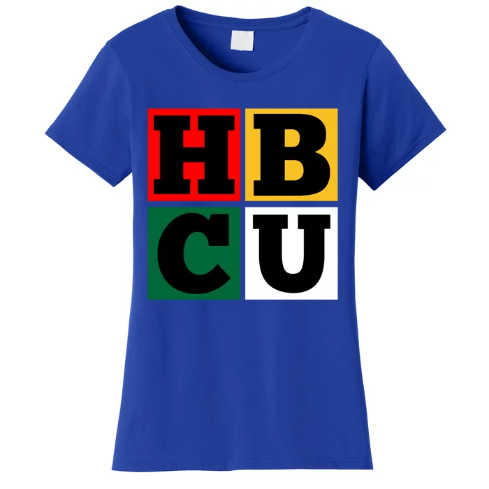 Hbcu Block Letters Grads Alumni Gift Women's T-Shirt