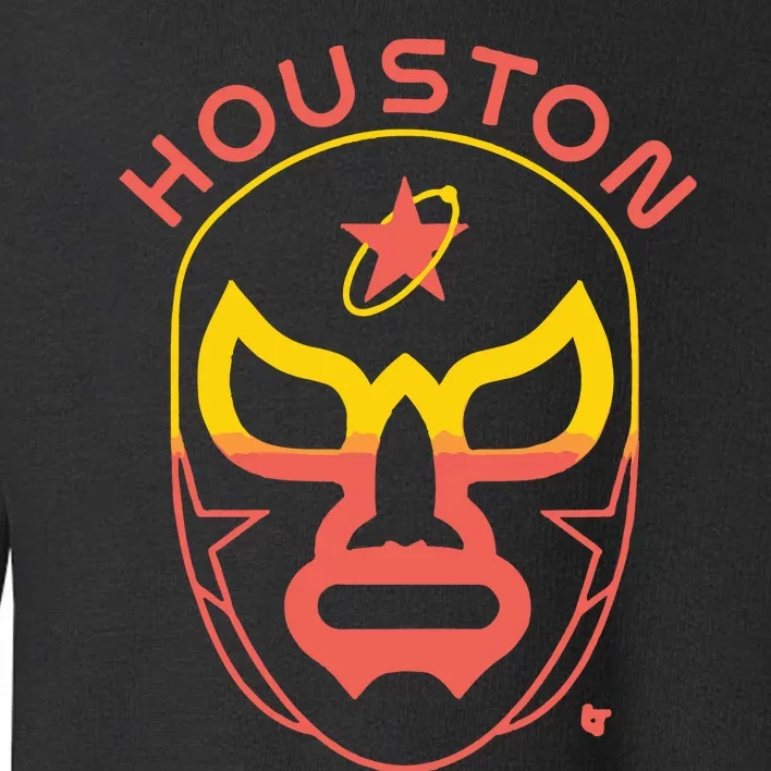 Houston Baseball Lucha Mask Toddler Sweatshirt