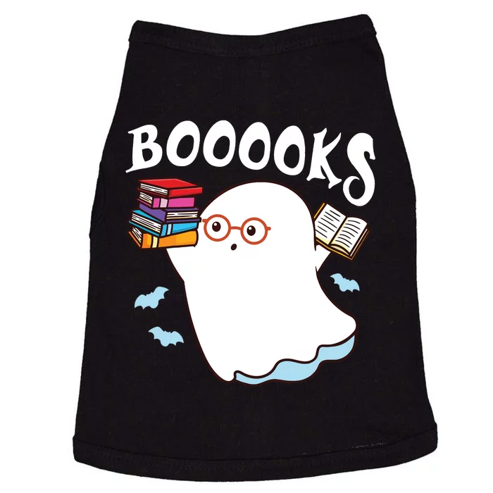 Halloween Books Librarian English Teacher Reader Reading Doggie Tank