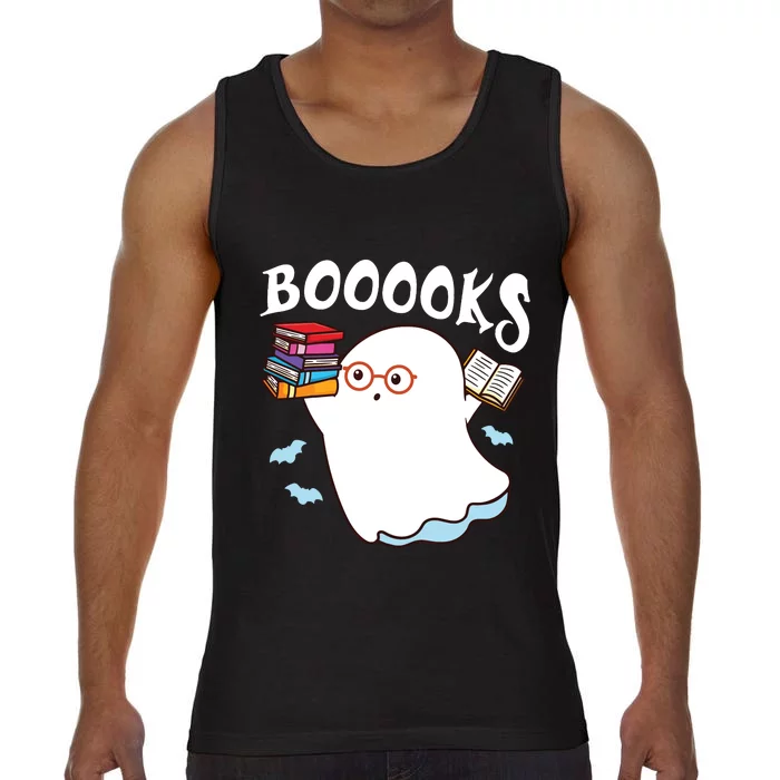 Halloween Books Librarian English Teacher Reader Reading Comfort Colors® Tank Top