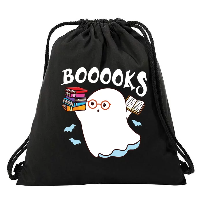 Halloween Books Librarian English Teacher Reader Reading Drawstring Bag