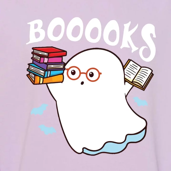 Halloween Books Librarian English Teacher Reader Reading Garment-Dyed Sweatshirt