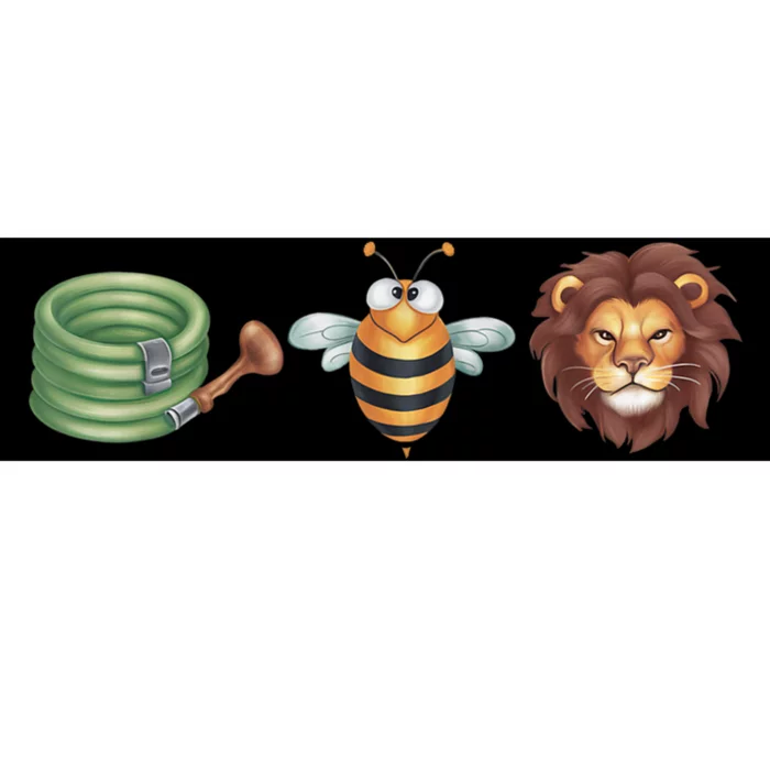 Hose Bee Lion Funny Meme Hose Bee Lion Bumper Sticker