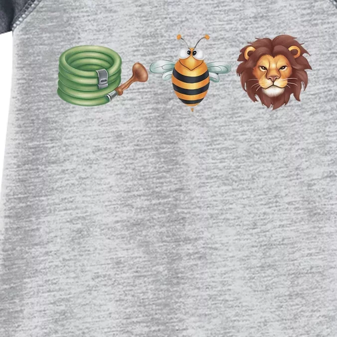 Hose Bee Lion Funny Meme Hose Bee Lion Infant Baby Jersey Bodysuit