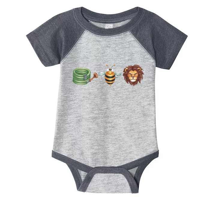 Hose Bee Lion Funny Meme Hose Bee Lion Infant Baby Jersey Bodysuit