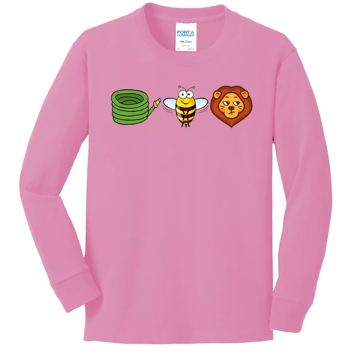 Hose Bee Lion Kids Long Sleeve Shirt