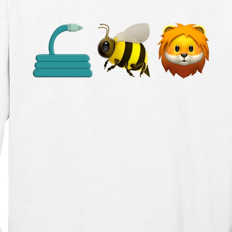 Hose Bee Lion Emoji Long Sleeve Shirt