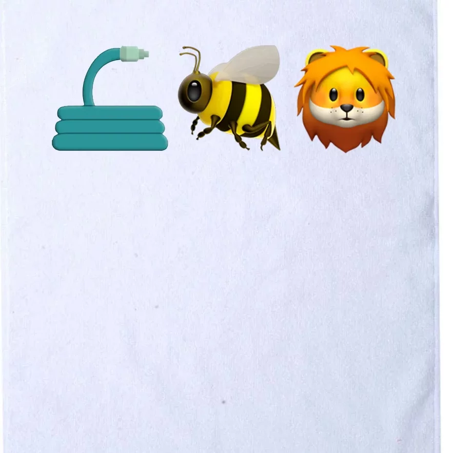 Hose Bee Lion Emoji Platinum Collection Golf Towel