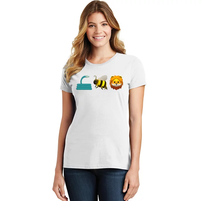 Hose Bee Lion Emoji Women's T-Shirt