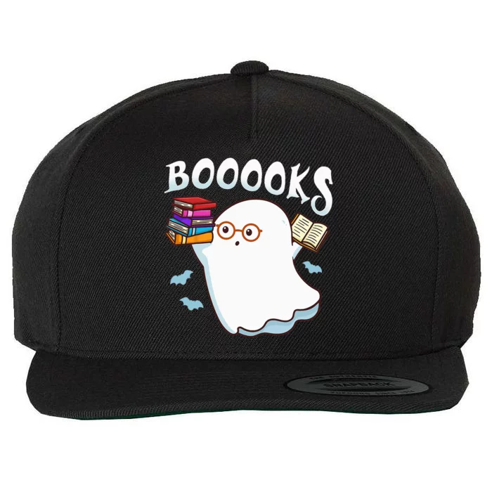 Halloween Books Librarian English Teacher Reader Reading Wool Snapback Cap