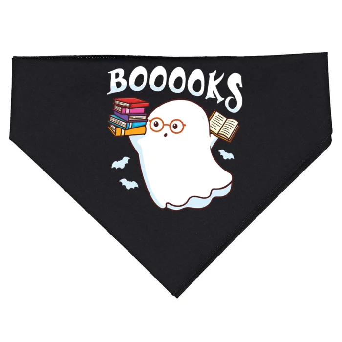 Halloween Books Librarian English Teacher Reader Reading USA-Made Doggie Bandana