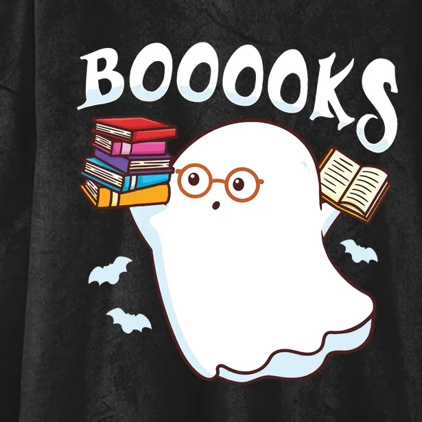 Halloween Books Librarian English Teacher Reader Reading Hooded Wearable Blanket